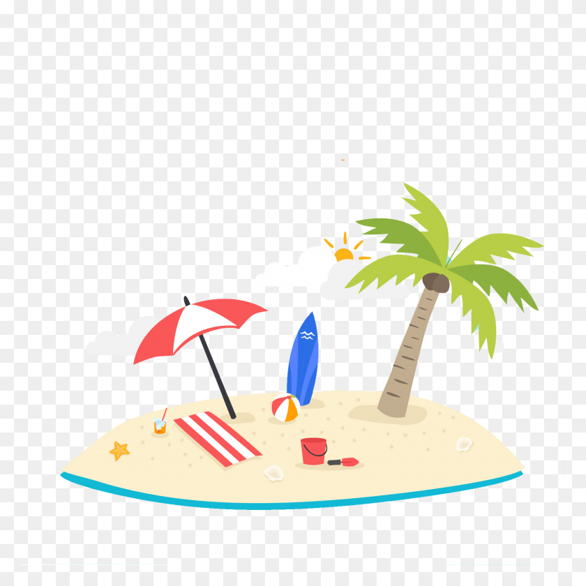 1667x1667 Summer Palm Tree Png Clipart - Cartoon Palm Tree PNG