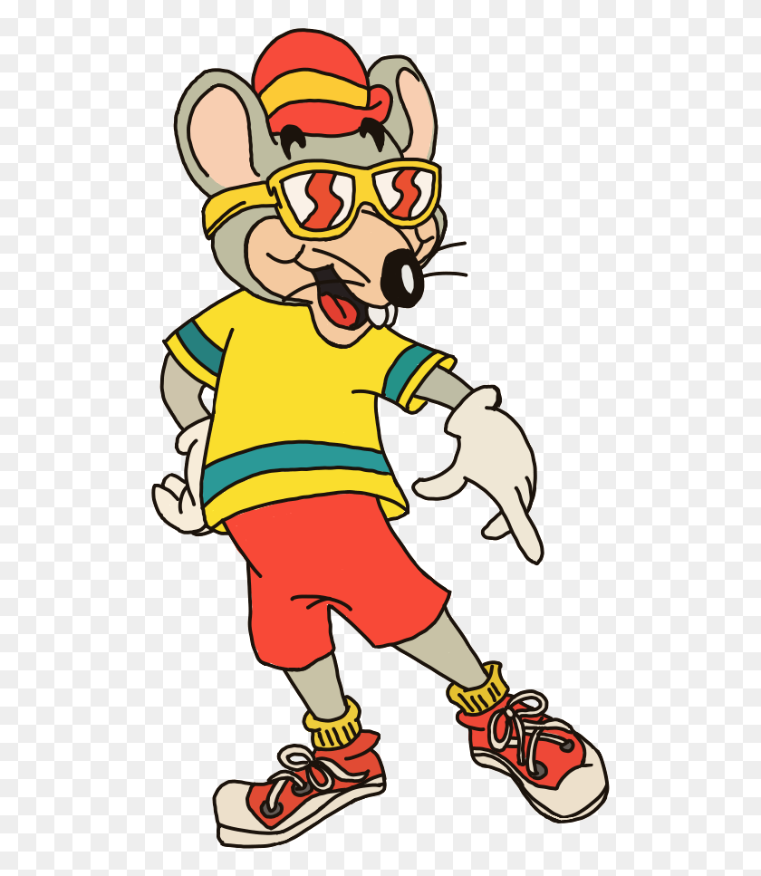 507x907 Summer Rat Vector From Shorts - Chuck E Cheese PNG