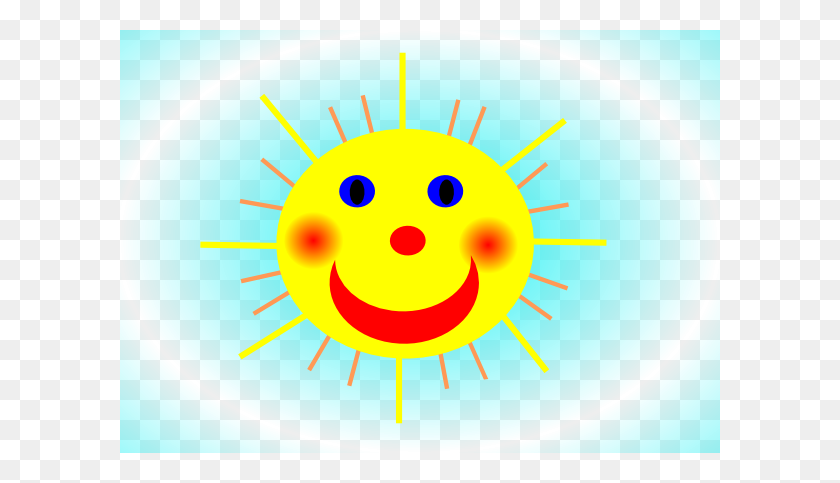 600x423 Летнее Солнце Картинки - Счастливое Солнце Клипарт