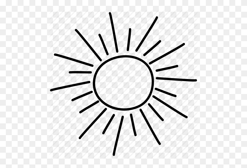512x512 Лето, Солнце, Значок Солнца - Рисунок Солнца Png