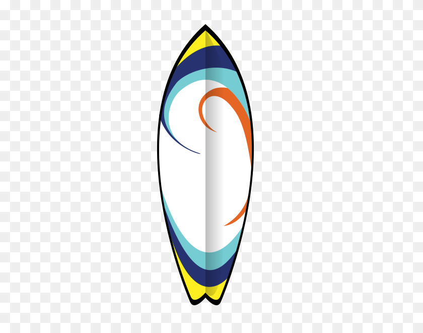 600x600 Summer Surfboard Png Clip Arts For Web - Surfboard PNG