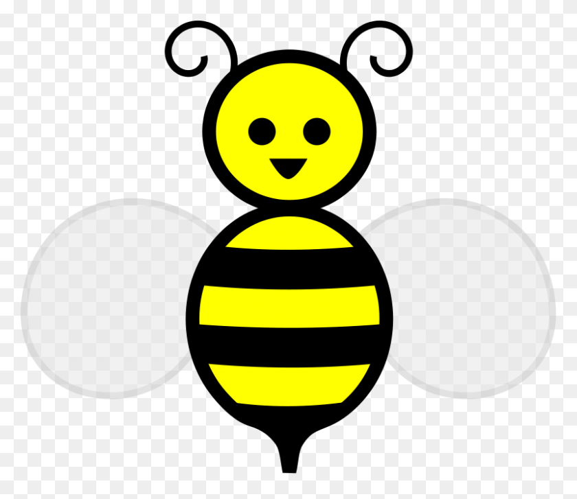 800x685 Summer To Do List Night Clip Art Bee, Bee - 90s Clipart