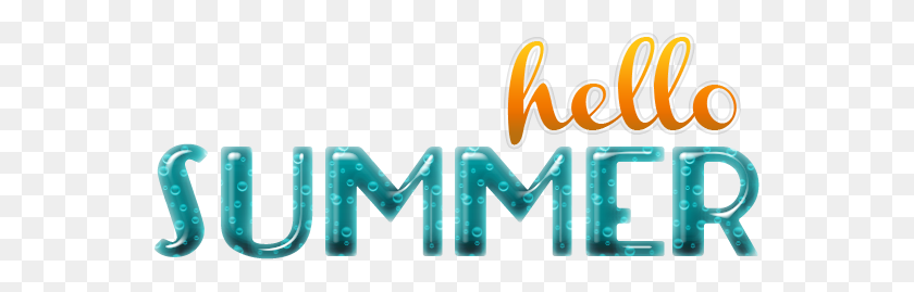 556x209 Summer Transparent Png Pictures - Hello Summer Clipart
