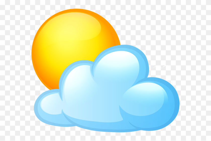 600x501 Sol Y Nube Png Clipart - Nube Png Clipart