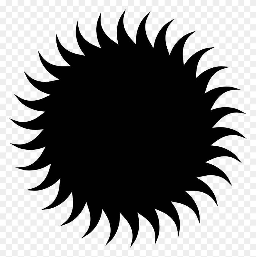 1020x1024 Sun Black Icon - Black Sun PNG