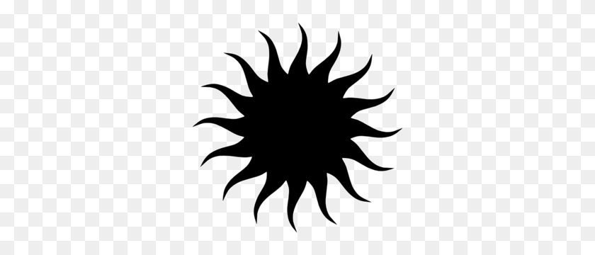 300x300 Sun Clipart Black And White Png Collection - Sun Clipart Black And White PNG