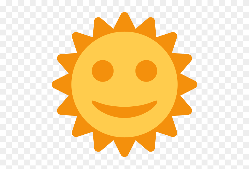 512x512 Sun Emoji, Означающий С Картинками От А До Я - Emoji Sunflower Png