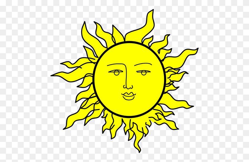 500x488 Sun Free Clipart - Smiling Sun Clipart