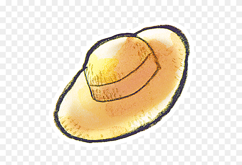 512x512 Sun Hat Clipart - Sailor Hat Clipart