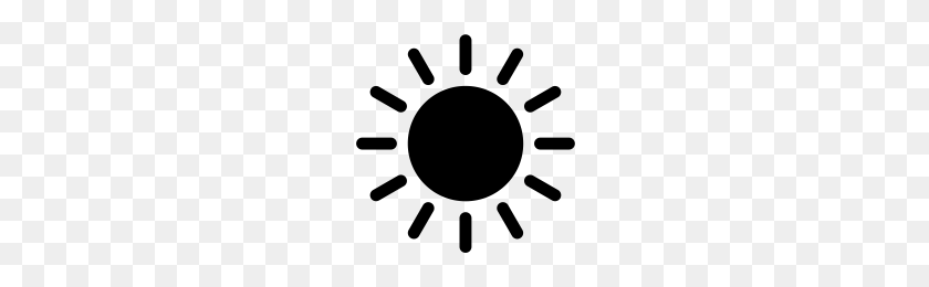 200x200 Sun Icons Noun Project - Sun PNG Transparent
