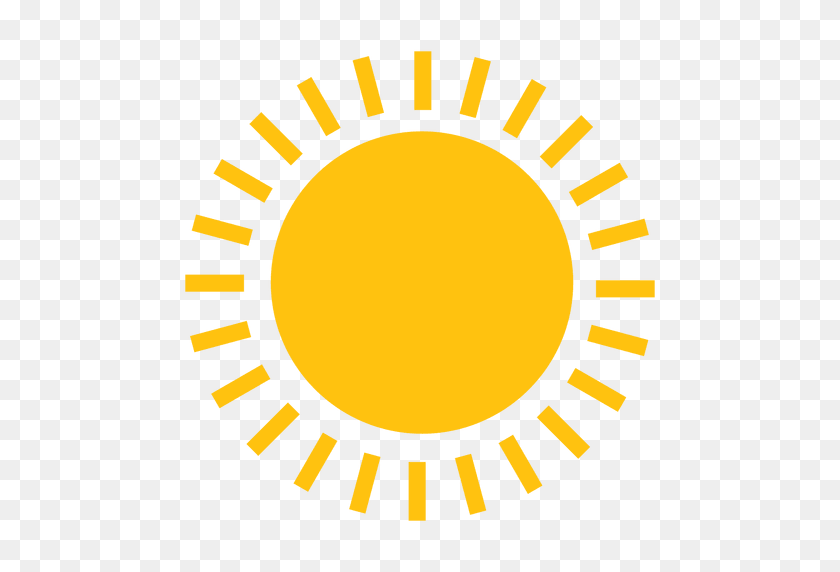 512x512 Sun Large Line Beams Icon - Sun Icon PNG