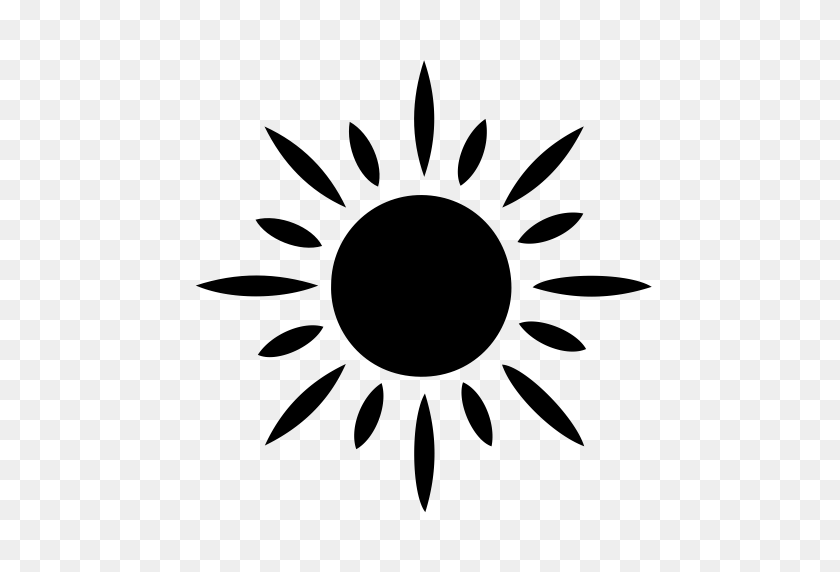 512x512 Sun Png Icon With Png And Vector Format For Free Unlimited - Black Sun PNG