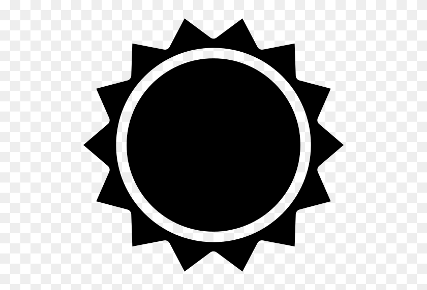 512x512 Iconos Y Gráficos De Sol Png - Sol Negro Png