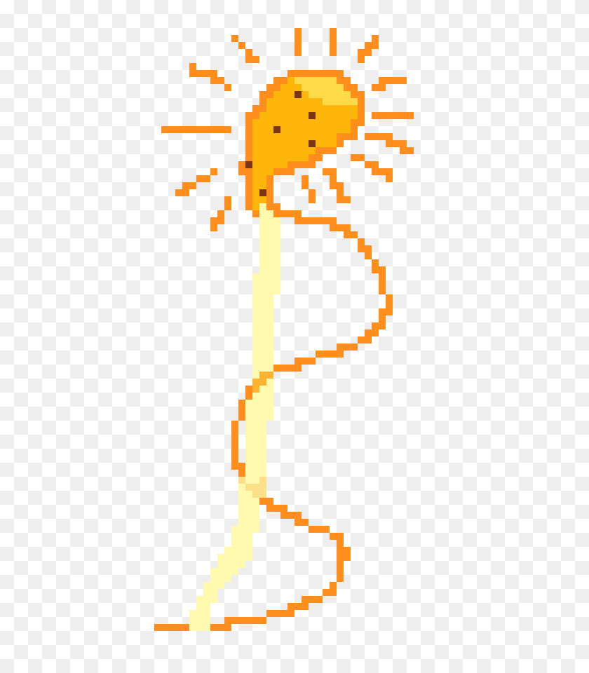 500x900 Sun Ray Rod Pixel Art Maker - Солнечный Луч Png