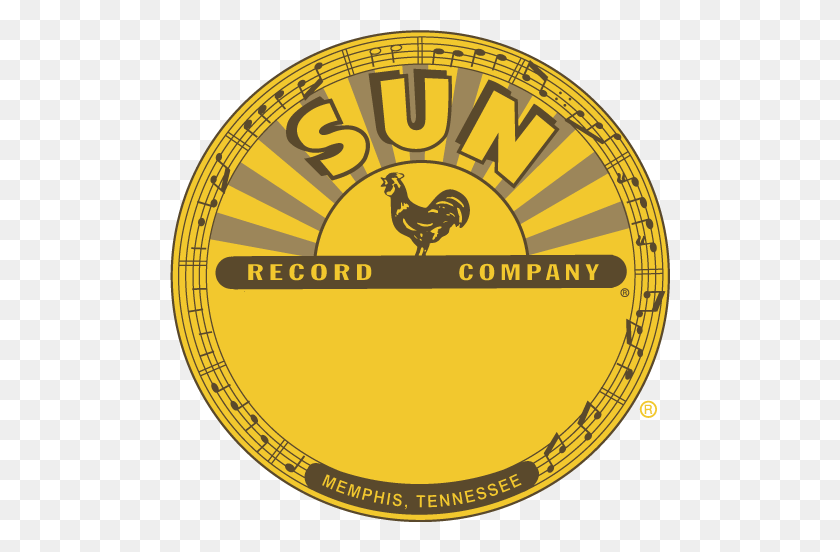 500x492 Sun Records Officially Licensed Merchandise The Hog Market - Half Sun PNG