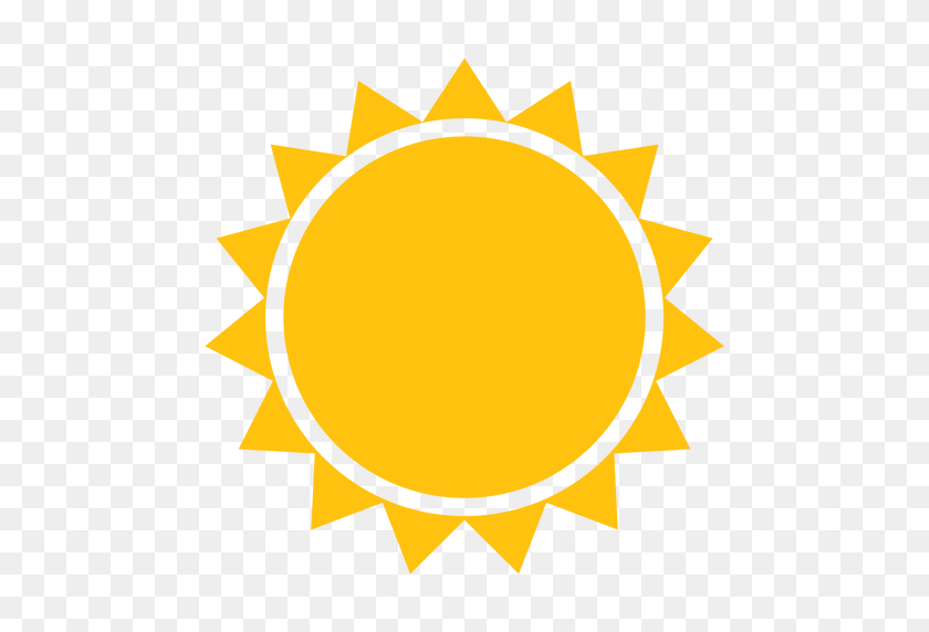 512x512 Sun Sharp Beams Icon - Sun Icon PNG