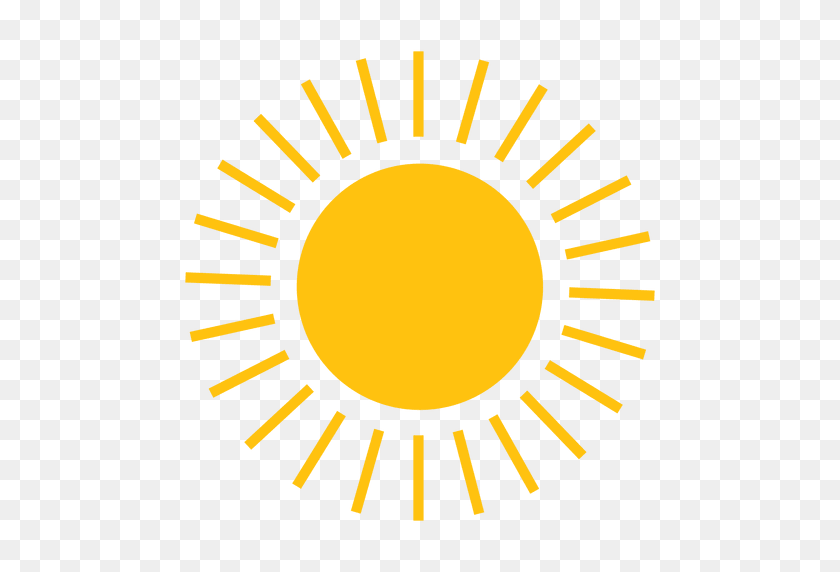 512x512 Значок Солнца Малые Линейные Лучи - Солнце В Png Прозрачном