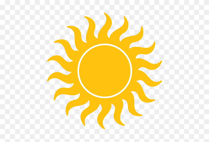 512x512 Sun Small Wavy Beams Icon - Sun Icon PNG