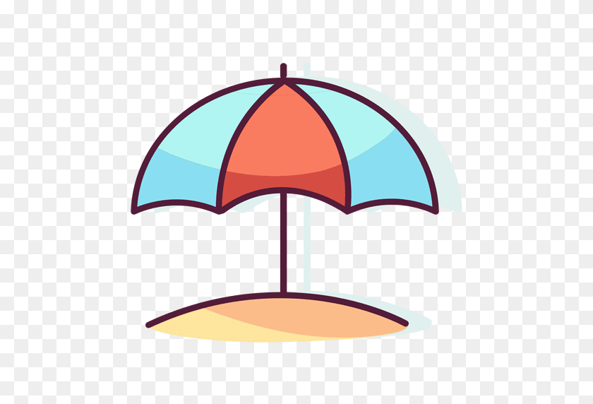 512x512 Sun Umbrella Beach Sand - Sand PNG