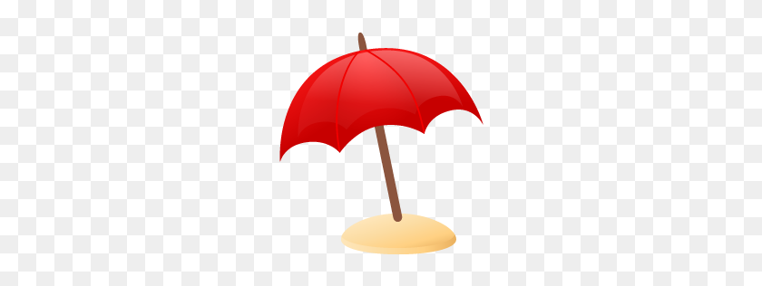 256x256 Значок Зонта Пляжный Iconset Дапино - Пляжный Зонтик Png
