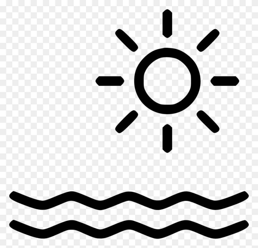 980x940 Солнце Вода Пляж Праздник Океан Png Значок Скачать Бесплатно - Океан Png