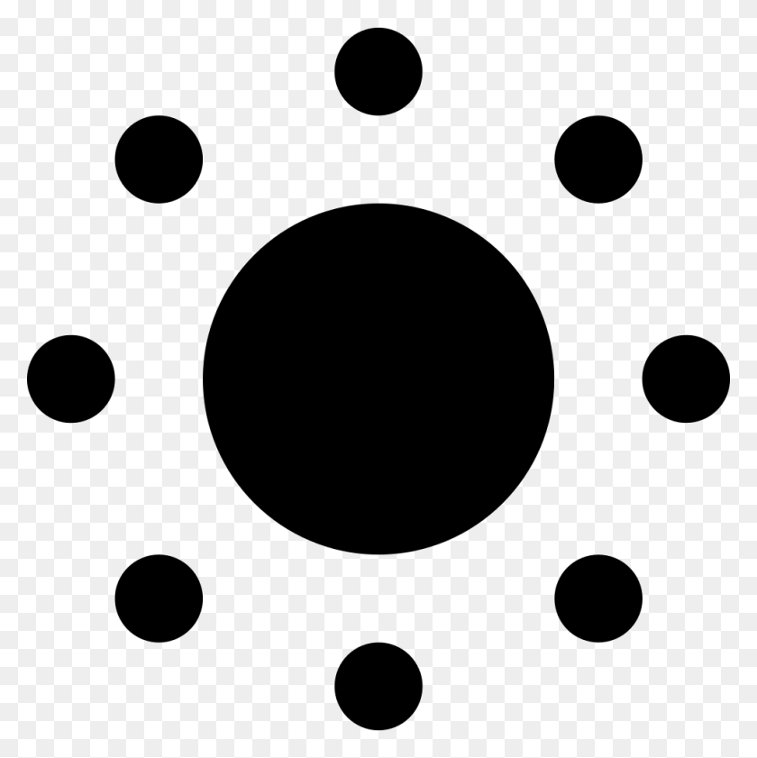 980x982 Sun With Dot Rays Png Icon Free Download - Sun Rays PNG