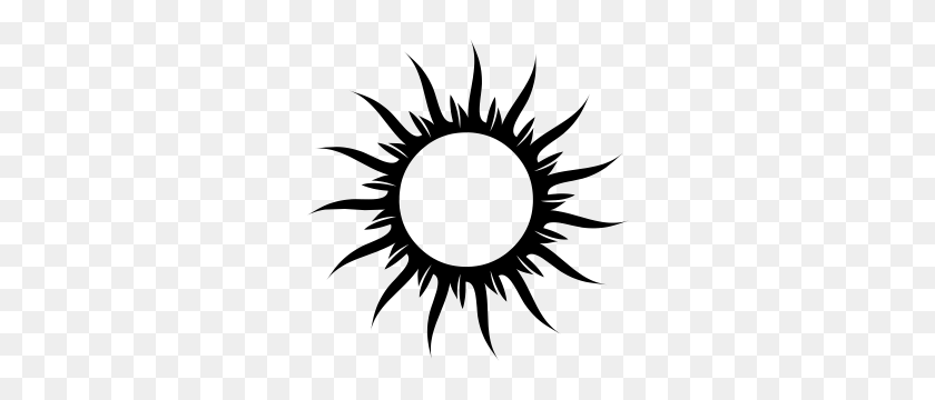 300x300 Sun With Long And Short Rays Sticker - Sun With Rays Clipart