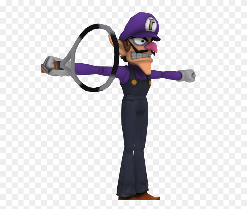 750x650 Sunder On Twitter Waluigi From Mario Tennis Has The Most - T Pose PNG