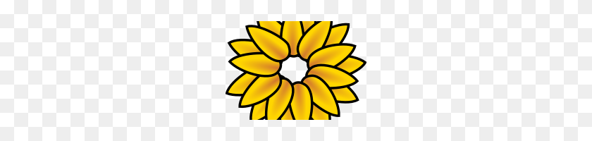 200x140 Sunflower Images Clip Art Sunflower Clip Art Resolution Graphics - Resolution Clipart
