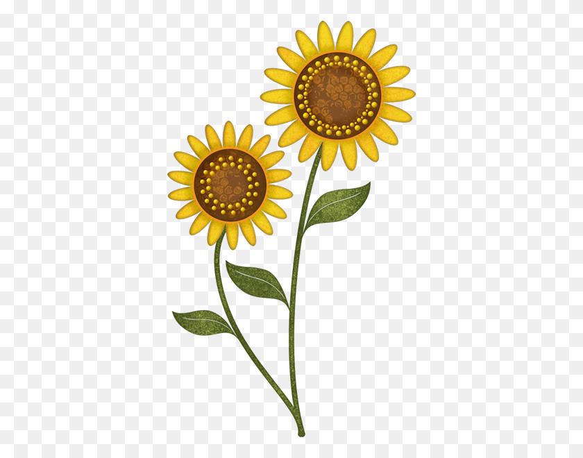 358x600 Sunflowers Clip Art - Gem Clipart