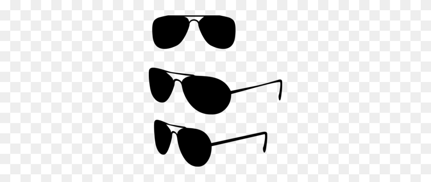 260x295 Sunglasses Black Clipart - Sunglasses Clipart