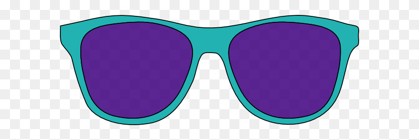 600x222 Sunglasses Blue Glasses Clip Art - Glasses Clipart
