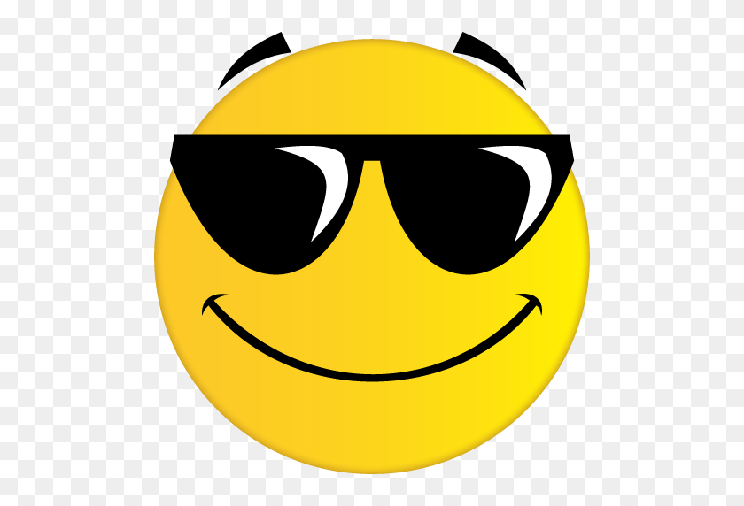 512x512 Sunglasses Emoji Png Images Transparent Free Download - Emoji PNG Transparent