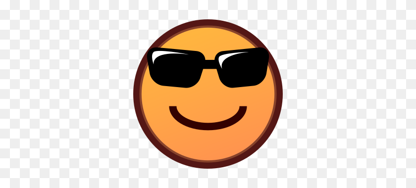 320x320 Sunglasses Emojidex - Sunglasses Emoji PNG