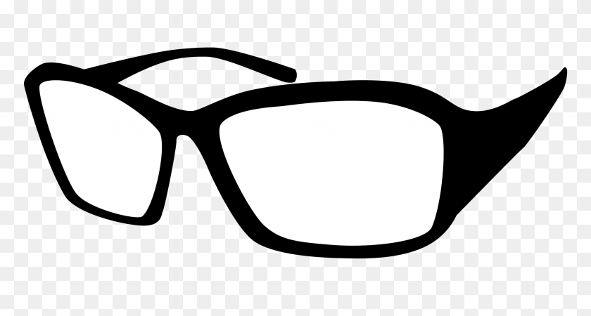 2083x1042 Sunglasses Eyewear Clip Art - Black Sunglasses Clipart