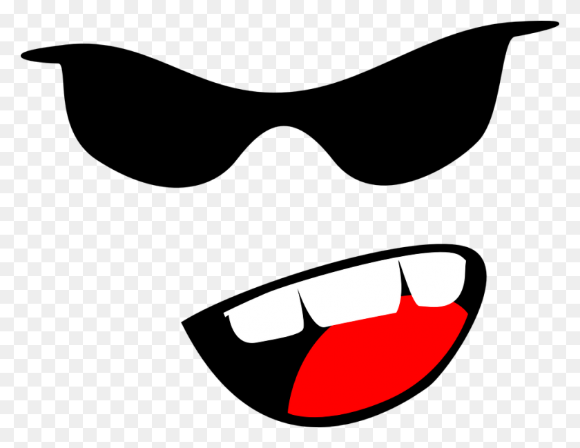 952x720 Sunglasses, Face, Emotion Stock Images - Gangster PNG