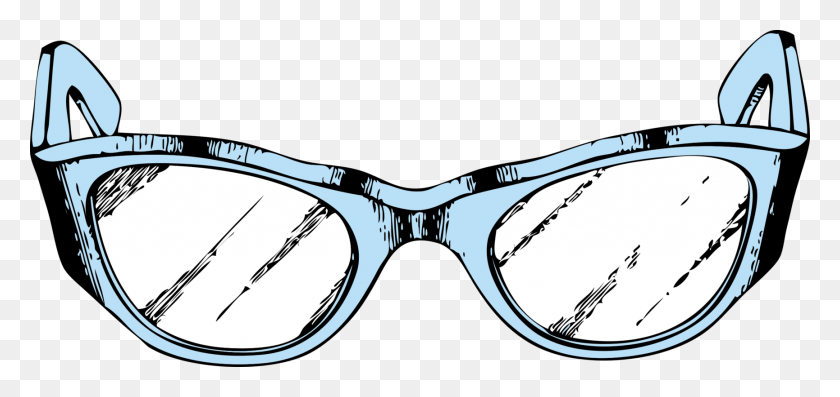 1731x750 Sunglasses Goggles Drawing Cartoon - Cartoon Glasses PNG