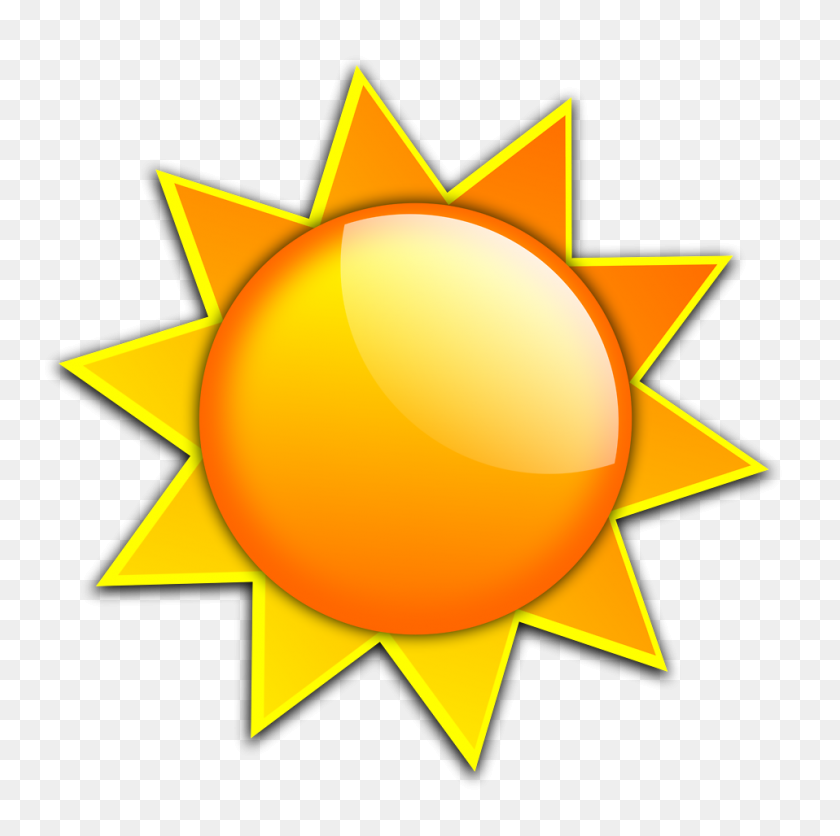 958x954 Sunny Clipart Lápiz Transparente Y En Color Sunny - Transparent Sun Clipart