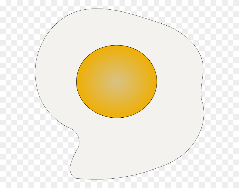 594x600 Sunny Side Up Eggs Clip Art - Bacon And Eggs Clipart