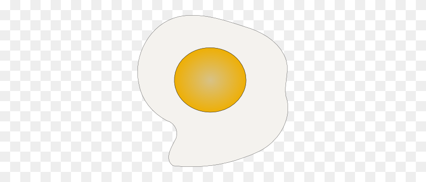 297x300 Sunny Side Up Eggs Clip Art Free Vector - Free Egg Clipart