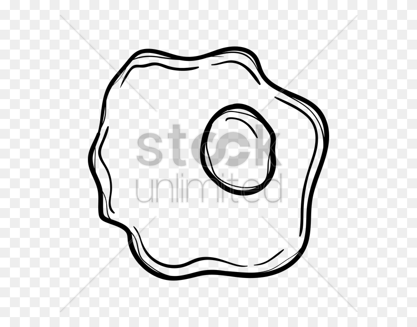 600x600 Sunny Side Up Vector Image - Sunny Side Up Egg Clipart