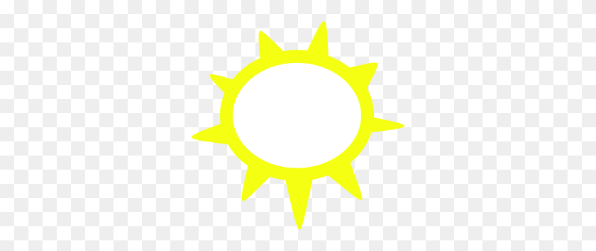 300x295 Sunny Weather Symbols Clip Art - Cool Weather Clipart