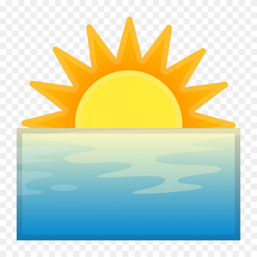 1024x1024 Значок Восхода Солнца, Ното Смайлики, Набор Иконок Для Путешествий, Google - Восход Солнца В Формате Png
