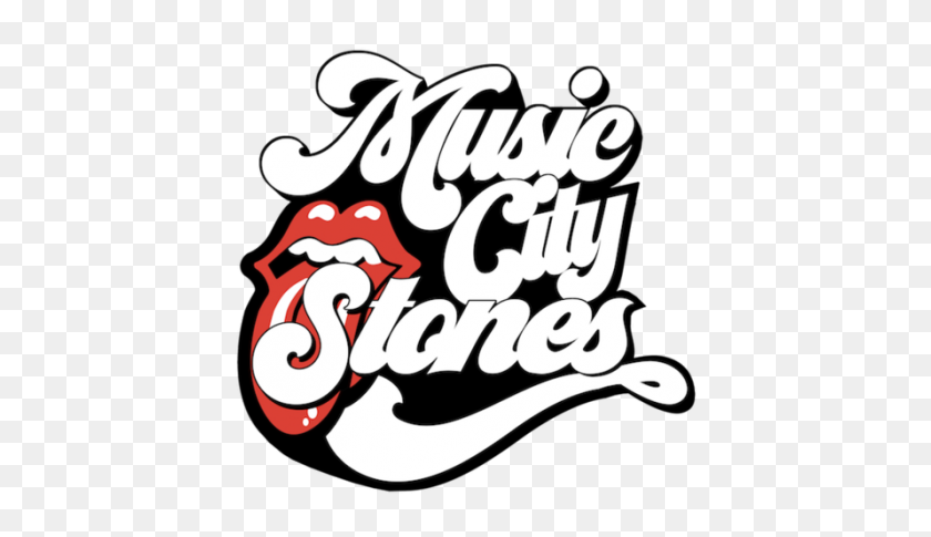 438x425 Sunset Concert Series Feat Music City Stones - Rolling Stones PNG