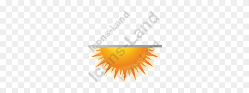 256x256 Sunset Icon, Pngico Icons - Sunset PNG