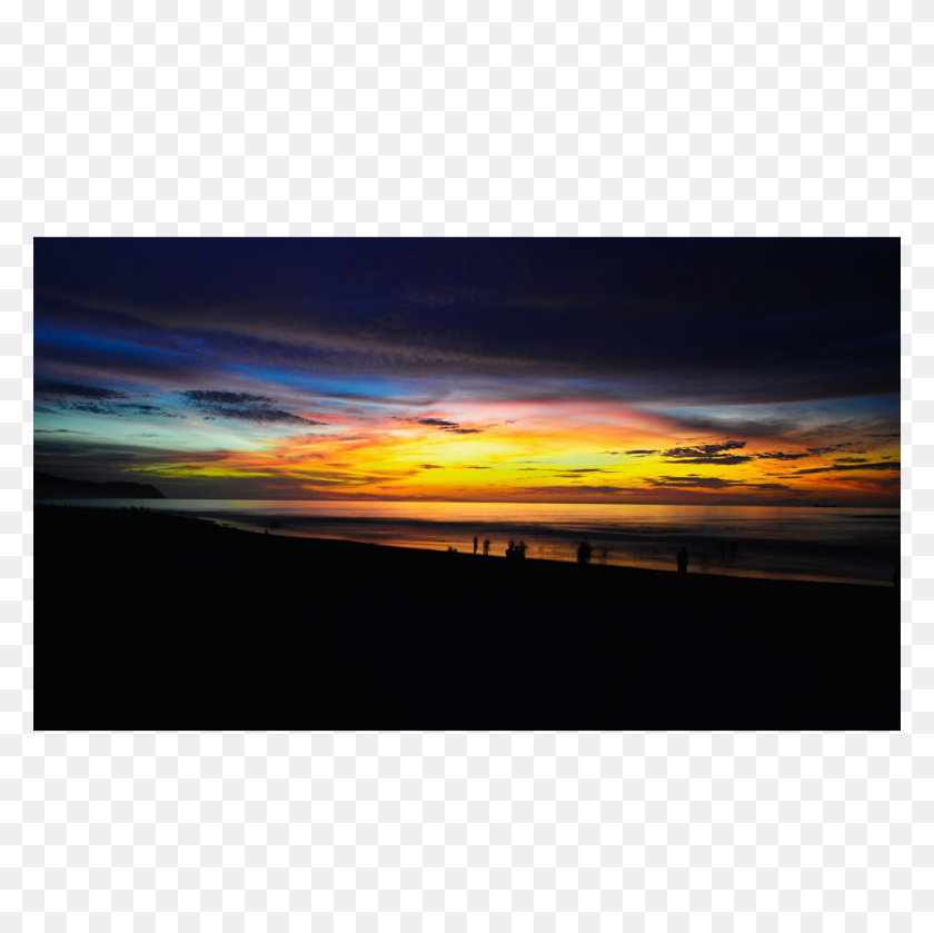 1000x1000 Sunset Night Shadow - Sunset Sky PNG