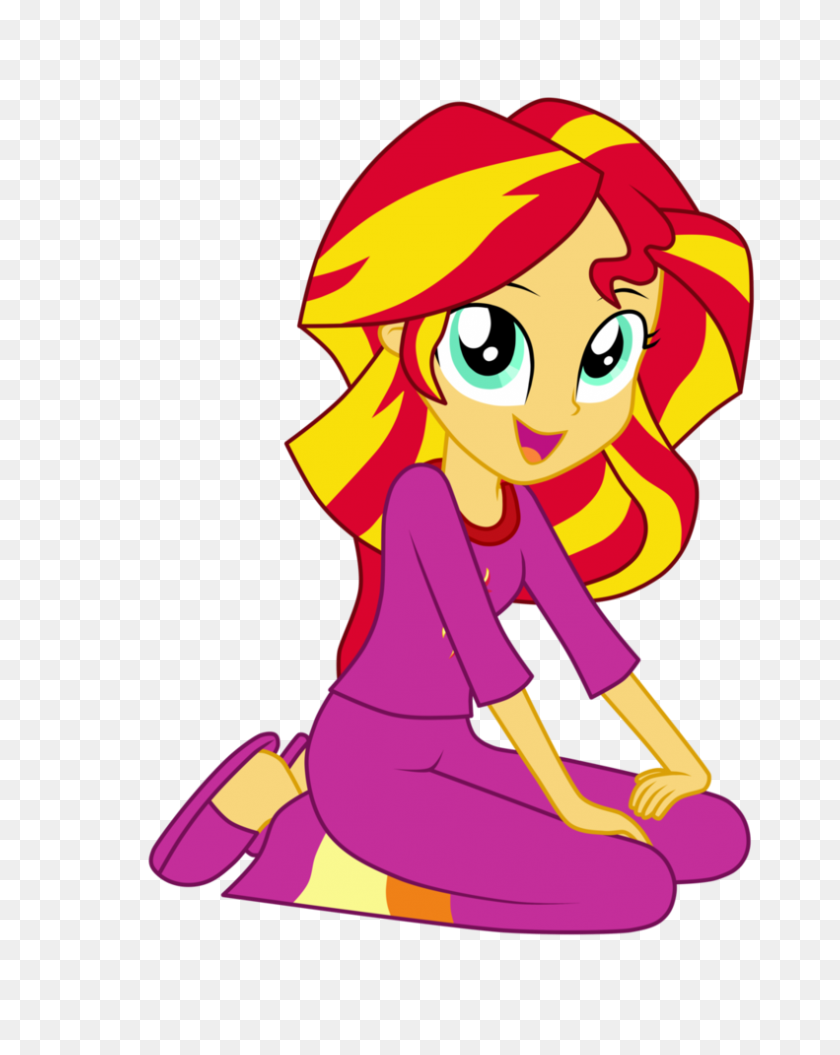 791x1010 Sunset Shimmer Fan Club - Brillo Png