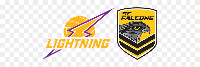 483x222 Sunshine Coast Sports Medicine - Lightning Logo PNG