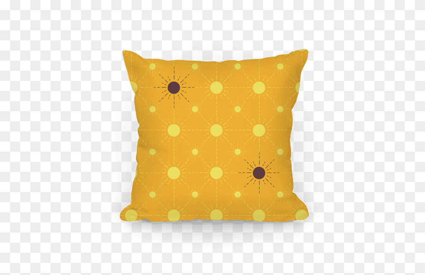 484x484 Sunshine Diamond Orange Pattern Throw Pillow Lookhuman - Diamond Pattern PNG