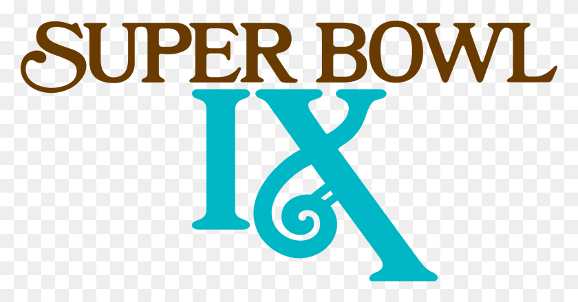 2000x972 Logotipo Del Super Bowl Ix - Super Bowl Png